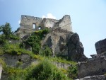 Zrcanina hradu Durnstein 