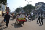 Chandni Chowk - ulica k ervenej pevnosti (Red Fort).