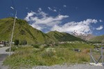 Kazbek, pohad z Kazbegi. 