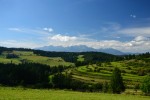 Nad Hradiskom, vhad na Tatry.