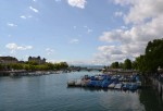 Prvý pohľad na Zurichské jazero.