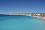 Azúrovo modré more pri Nice. 