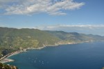Pohad z Punta Mesco na cel pobreie Cinque Terre