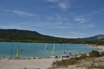 Lac de Saint Croix vytvoren riekou Verdon