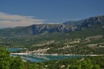 Jazero svtho kra (Lac de Saint Croix), pohad z Aiguines