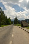 Rovinka ale trochu do kopca :). Pred Zakopane.