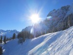 jedna z freeridovch trat, Dachstein West